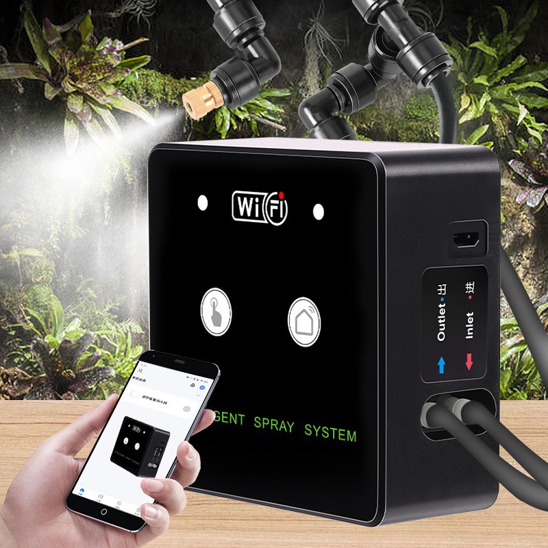 Self Watering Insert - Hutan hujan Sprayer kontrol WiFi otomatis