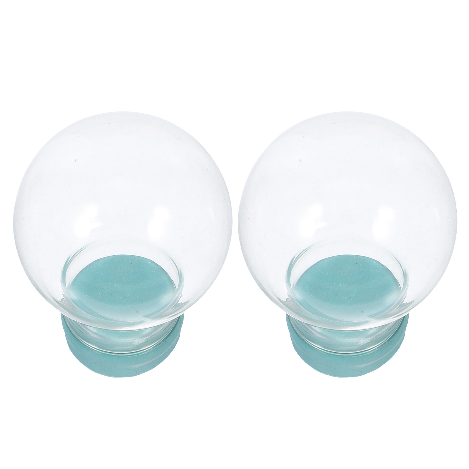 2 Buah Bola Salju Kaca Transpa - Plastic Dome Clear ulasan dan harga