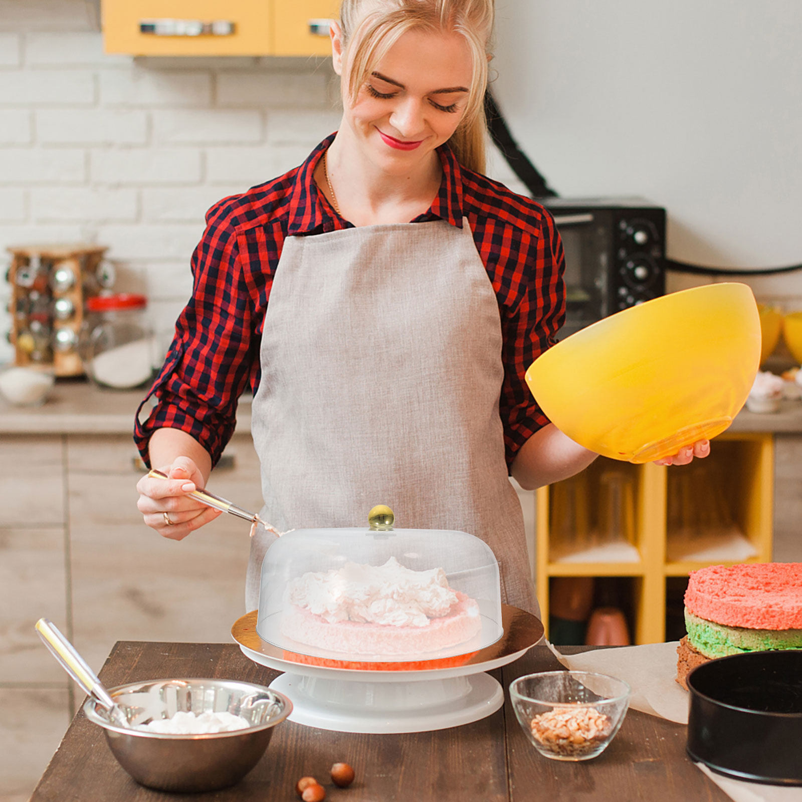 Penutup Kue Plastik Transparan - Plastic Dome Clear ulasan dan harga