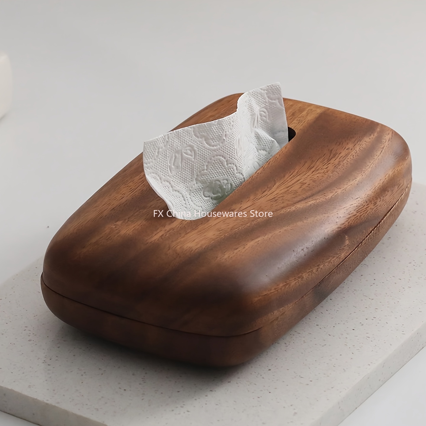 Penutup Kotak Tisu Kayu Walnut - Agar Tissue Culture ulasan dan harga